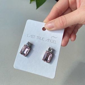 Pink Jewelled earrings